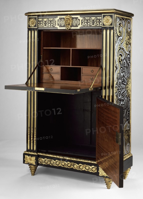 Secrétaire; Philippe-Claude Montigny, French, 1734 - 1800, master 1766), Paris, France; about 1770–1775; Oak veneered with