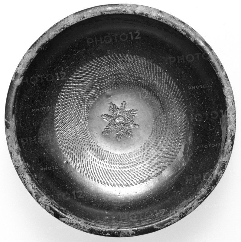 Campanian Black Bowl; Campania, South Italy, Europe; 323 - 31 B.C; Terracotta; 6.7 x 18.8 cm, 2 5,8 x 7 3,8 in