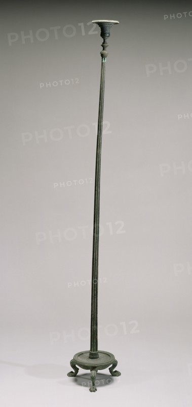 Candelabrum with Lion's Paws; Italy; 1 - 79; Bronze; 143 × 30.5 × 30.5 cm, 56 5,16 × 12 × 12 in