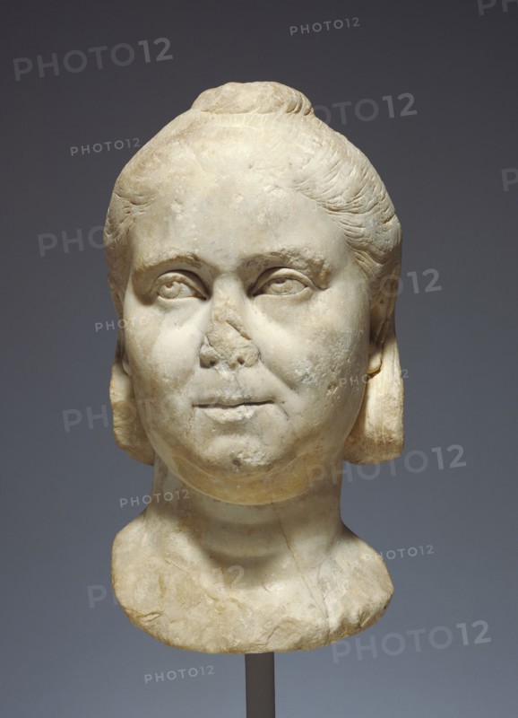 Portrait Head of an Empress; Roman Empire; second quarter of 3rd century; Italian marble; 37 × 20 × 20.8 cm