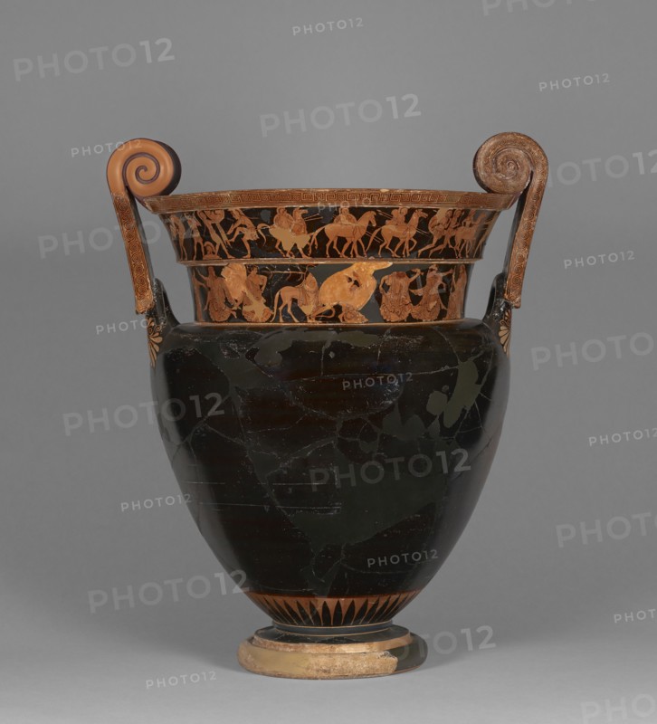 Red-Figure Volute Krater; Attributed to Kleophrades Painter, Greek, Attic, active 505 - 475 B.C., Athens, Greece; 500 - 480 B.