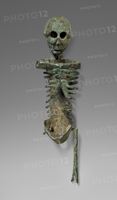 Miniature Skeleton; Asia Minor; 25 B.C. - A.D. 100; Bronze; 6.6 × 2 × 1 cm, 2 5,8 × 13,16 × 3,8 in
