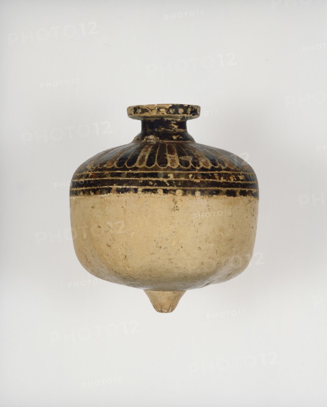 Pomegranate; Greece, Corinth, early 6th century B.C; Terracotta; 7.8 × 7.8 cm, 3 1,16 × 3 1,16 in