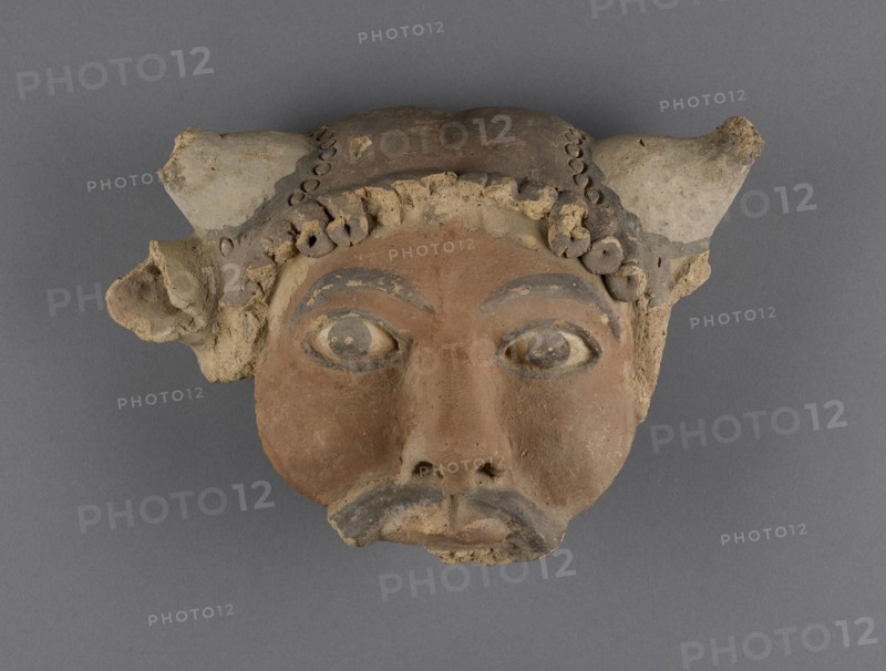 Waterspout with Acheloös; Etruria; 500 - 460 B.C; Terracotta; 21.8 × 29.4 × 10.6 cm, 8 9,16 × 11 9,16 × 4 3,16 in