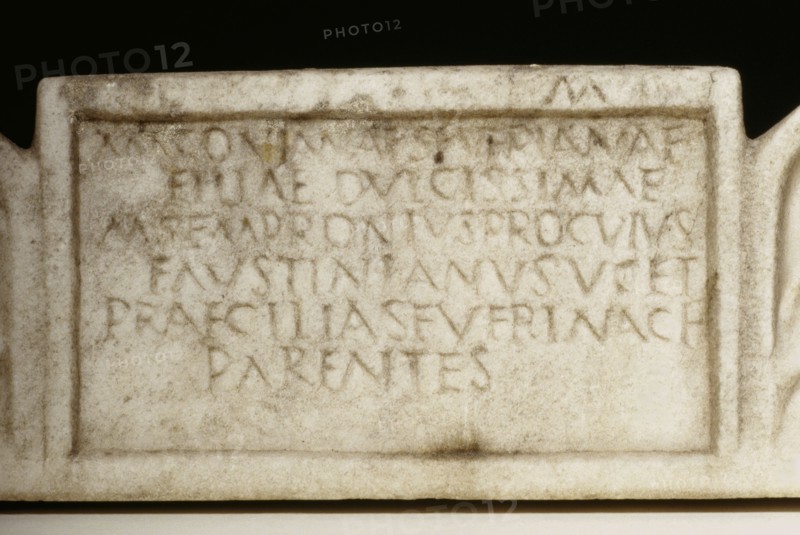 Sarcophagus with Scenes of Bacchus; Roman Empire; A.D. 210–220; Marble