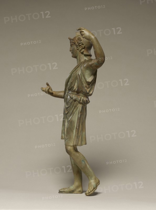 Statuette of Roma or Virtus; Rome, Lazio, Italy; 50 - 75; Bronze; 33.1 cm, 13 1,16 in