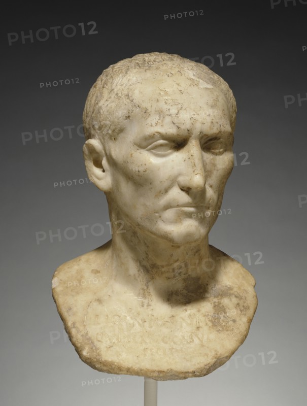Portrait of L. Licinivs Nepos; Rome, Lazio, Italy; 1 - 25; Marble; 37.5 × 26 × 17.5 cm, 14 3,4 × 10 1,4 × 6 7,8 in