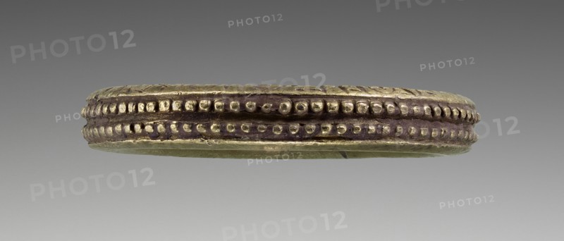 Ring Inscribed with a Dedication to Hera, Goddess of Marriage, Argolid, Greece; about 575 B.C; Gold; 2.2 cm, 7,8 in