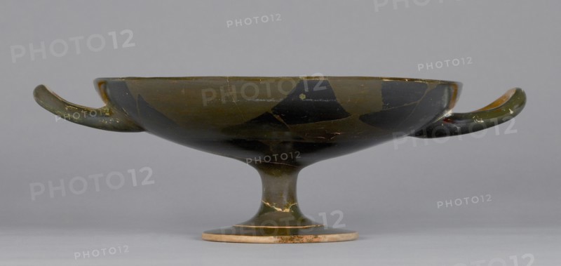 Attic Red-Figure Cup Type B; Attributed to Brygos Painter, Greek, Attic, active about 490 - 470 B.C., Athens, Greece