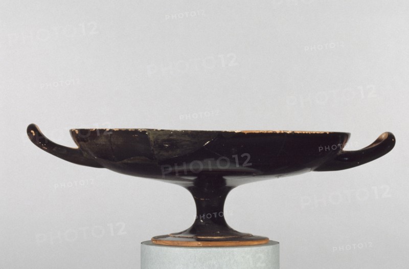Wine Cup with a Sexual Encounter; Foundry Painter, Greek, Attic, active 500 - 470 B.C., Athens, Greece; about 480 B.C