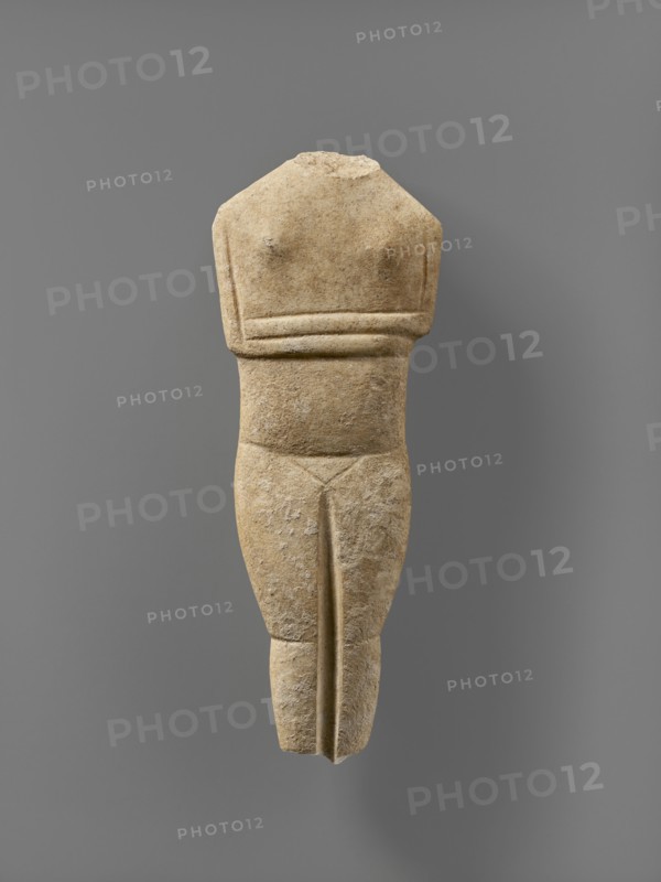 Torso of a Female Figure; Attributed to the Goulandris Master, Cycladic, active 2500 - 2400 B.C., Cyclades, Greece; 2600–2400 B