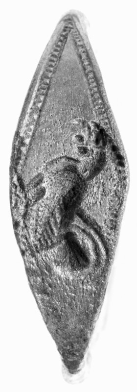 Ring; second half of 6th century B.C; Silver; 2.3 cm, 0.0029 kg, 7,8 in., 0.0064 lb
