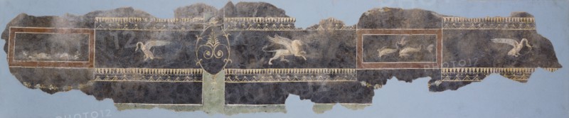 Fresco fragment; Italy; about 70; Fresco; 40 cm, 15 3,4 in