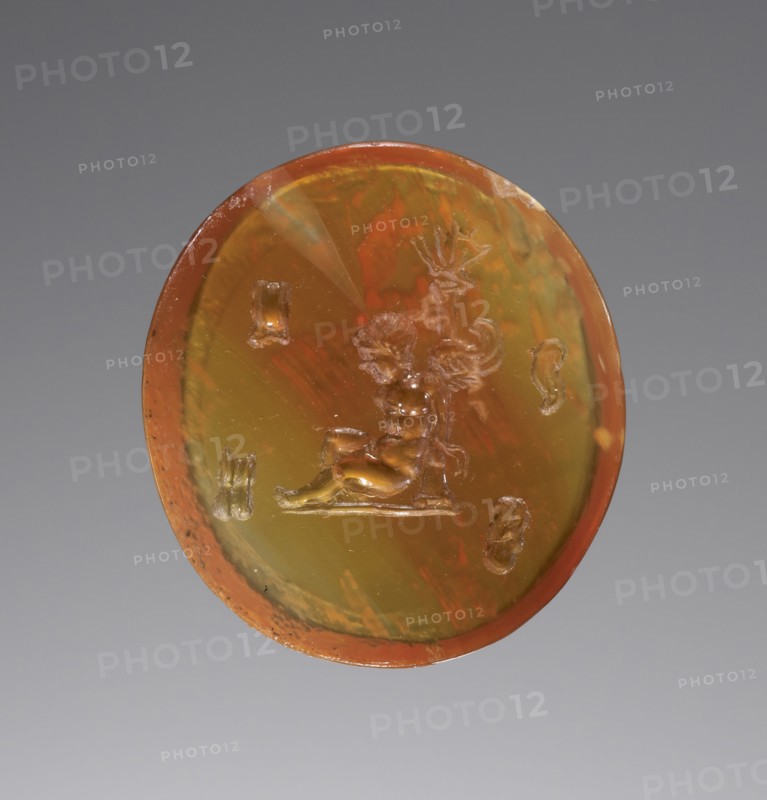 Engraved Gem; Europe; 20th century?; Carnelian; 1.5 cm, 9,16 in
