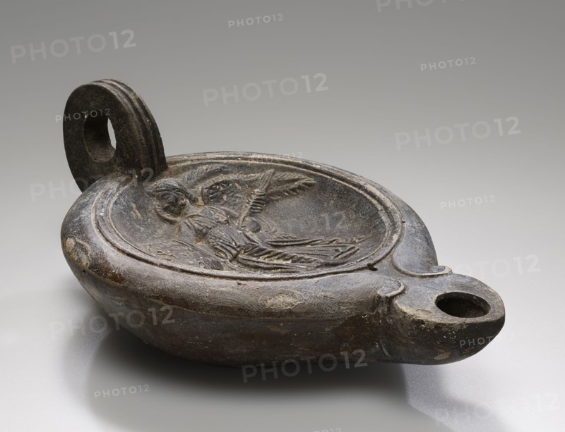 Lamp, Central Anatolia, Anatolia; 1st century B.C. - 4th century A.D; Terracotta; 4.3 × 10.5 × 16 cm