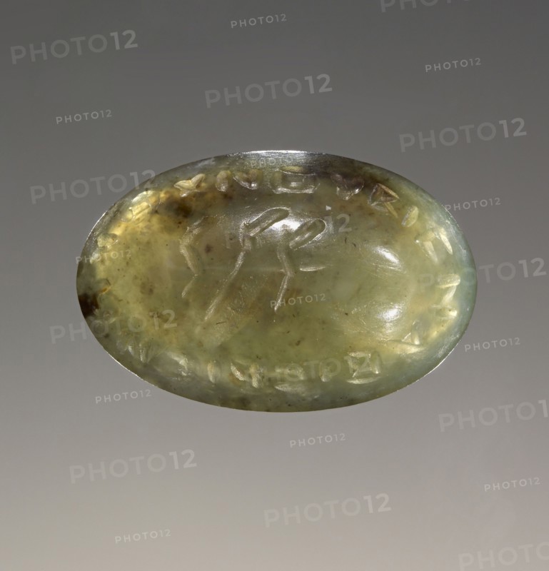 Engraved Gem, Roman Empire; 2nd - 4th century; 1.4 x 0.9 cm, 9,16 x 3,8 in