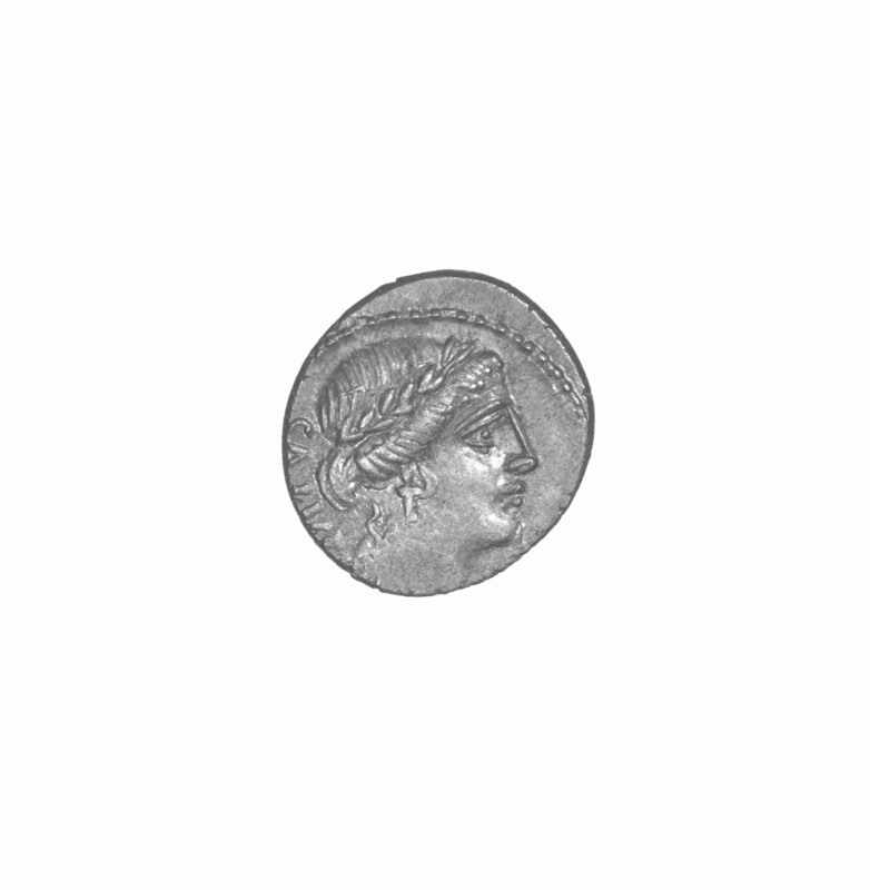 Denarius; Rome, Lazio Italy; 1st century B.C; Silver; 0.0039 kg, 0.0086 lb