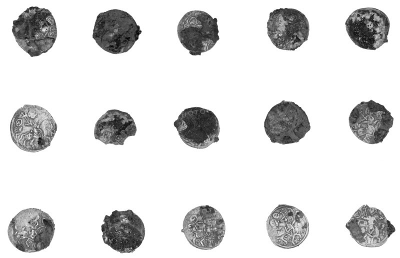 Trebizond Coin; about 13th century; Silver, Byzantine Coinage of the empire of Trebizonds