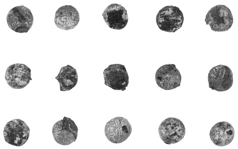 Trebizond Coin; about 13th century; Silver, Byzantine Coinage of the empire of Trebizonds