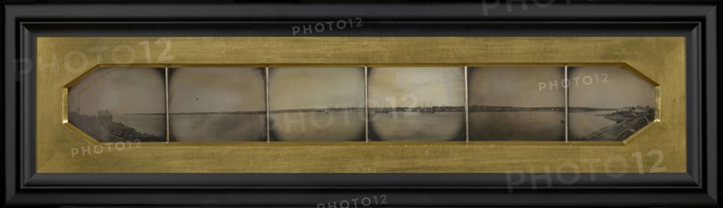 Panorama of New London, Connecticut; Charles H. Gay, American, active New London 1847 - 1851, about 1851; Daguerreotype