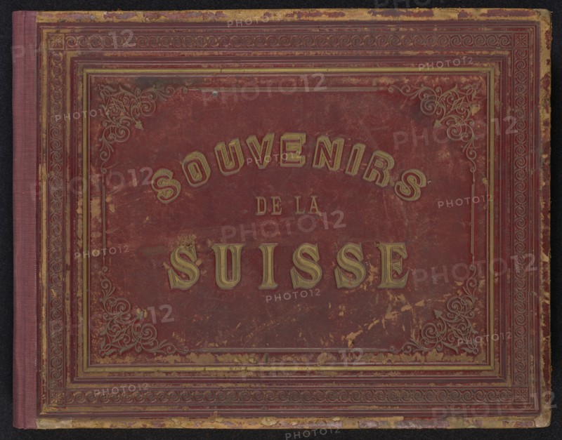 Souvenir de la Suisse, Switzerland., cover title, Views & architectural studies of Gotthardbahn; Adolphe Braun & Cie, French