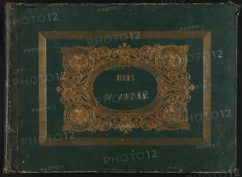 Views of Japan; Felice Beato, 1832 - 1909, Japan; about 1868; Albumen silver print, hand-colored; Closed