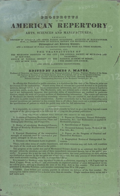 A Full description of the Daguerreotype Process: As Published by M. Daguerre...Edited by Prof. Mapes; Louis-Jacques-Mandé