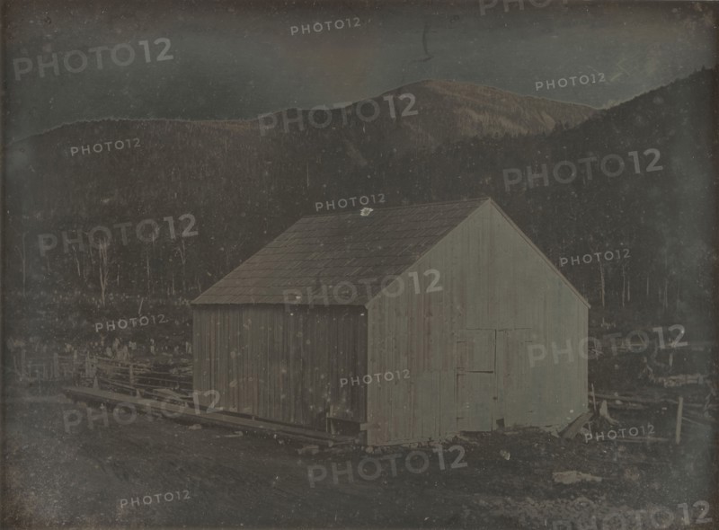View of a Barn in New Hampshire; Dr. Samuel A. Bemis, American, 1793 - 1881, about 1840; Daguerreotype