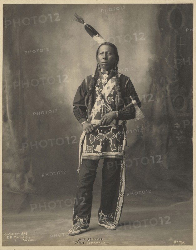 Chas. Biddle, Otoe, Omahas, Adolph F. Muhr, American, died 1913, Frank A. Rinehart, American, 1861 - 1928, 1898; Platinum