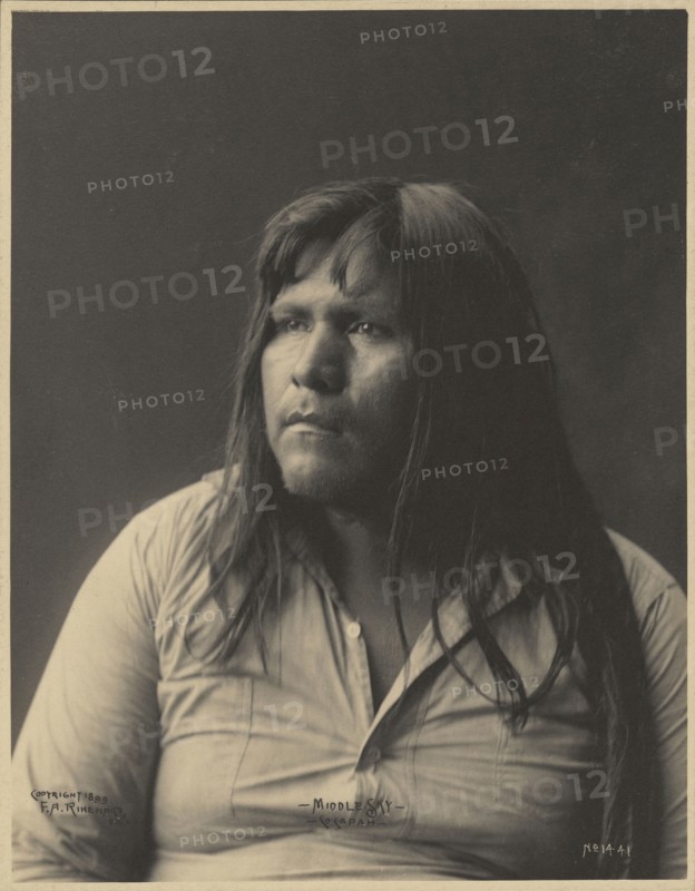 Middle Sky, Cocopah; Adolph F. Muhr, American, died 1913, Frank A. Rinehart, American, 1861 - 1928, 1899; Platinum print