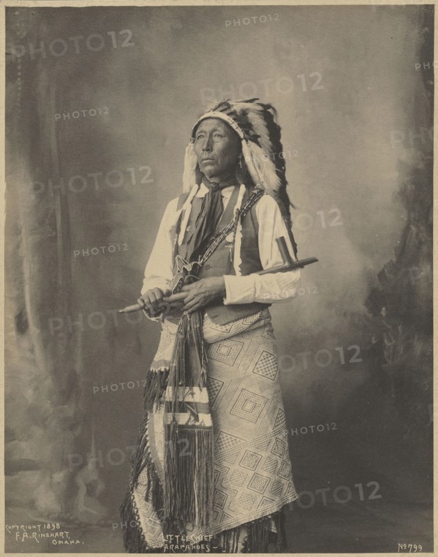 Little Chief, Arapahoes; Adolph F. Muhr, American, died 1913, Frank A. Rinehart, American, 1861 - 1928, 1898; Platinum print