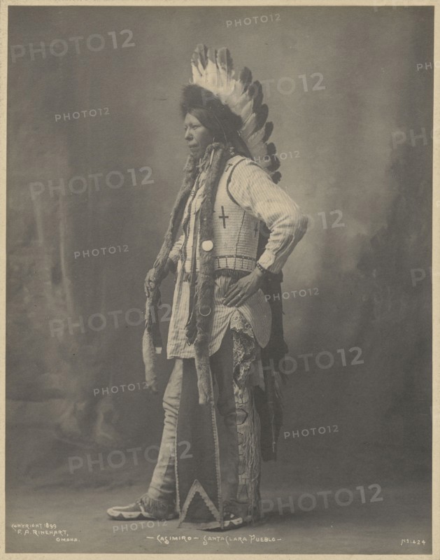 Casimiro, Santa Clara Pueblo; Adolph F. Muhr, American, died 1913, Frank A. Rinehart, American, 1861 - 1928, 1899; Platinum