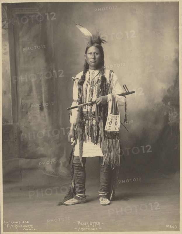Black Otter, Arapahoe; Adolph F. Muhr, American, died 1913, Frank A. Rinehart, American, 1861 - 1928, 1898; Platinum print