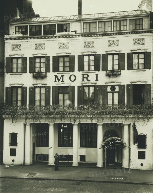 Mori's Restaurant; Berenice Abbott, American, 1898 - 1991, November 21, 1935; Gelatin silver print; 24.6 x 19.4 cm