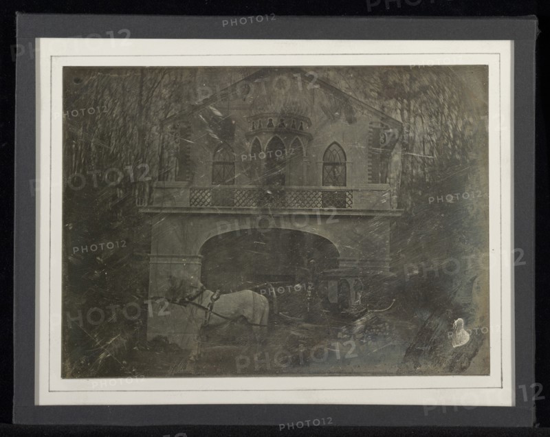 La Volière , Aviary of Jean-Gabriel Eynard; Jean-Gabriel Eynard, Swiss, 1775 - 1863, about 1845; Daguerreotype