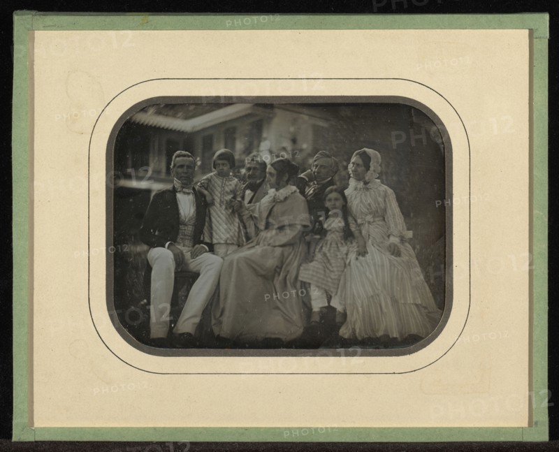 Seven Members of the Eynard Family; Jean-Gabriel Eynard, Swiss, 1775 - 1863, about 1847; Daguerreotype