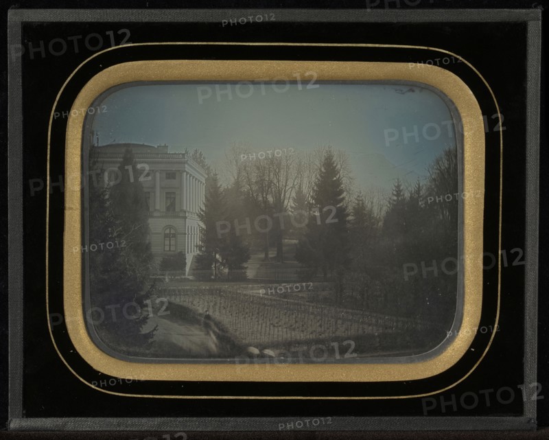 Town house of Jean-Gabriel Eynard called Palais Eynard, overlooking the garden; Jean-Gabriel Eynard, Swiss, 1775 - 1863)