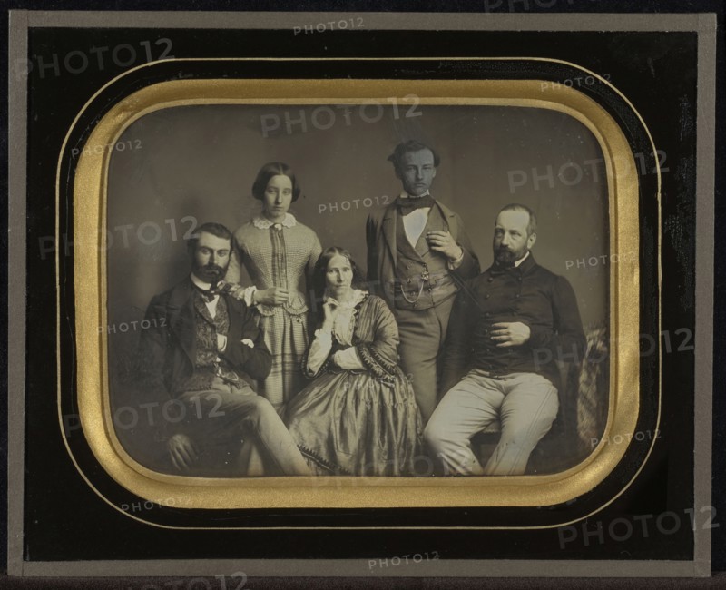 Charles and Sophie Eynard and Their Children; Jean-Gabriel Eynard, Swiss, 1775 - 1863, about 1856; Daguerreotype