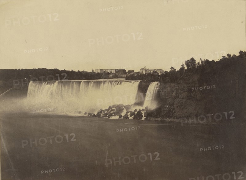 American Falls, Niagara City; Silas A. Holmes, American, 1820 - 1886, Niagara, New York, United States; about 1850 - 1860