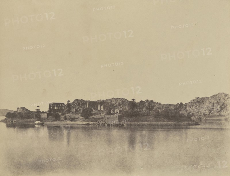 Ile de Philoe; John Beasly Greene, American, born France, 1832 - 1856, Phil?, Egypt; 1853 - 1854; Salted paper print