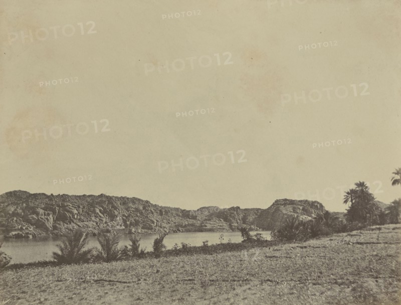 Portes du Nil à Ouadi Taffah; John Beasly Greene, American, born France, 1832 - 1856, Ouadi Taffah, Egypt; 1853 - 1854; Salted