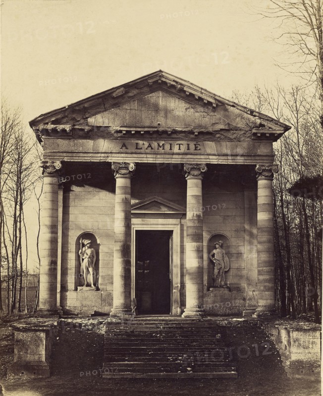 Temple of Friendship; Jacques Alexandre Ferrier, French, 1831 - 1912, Paris, France; 1865; Albumen silver print