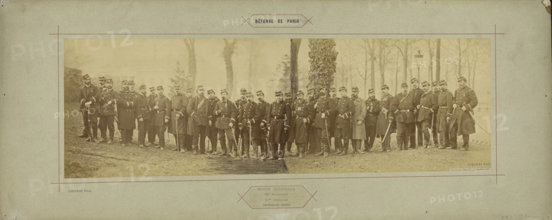 Garde Nationale, 29e Regiment, 92e Bataillon, Lt-Colonel Roux; André Adolphe-Eugène Disdéri, French, 1819 - 1889, Paris, France