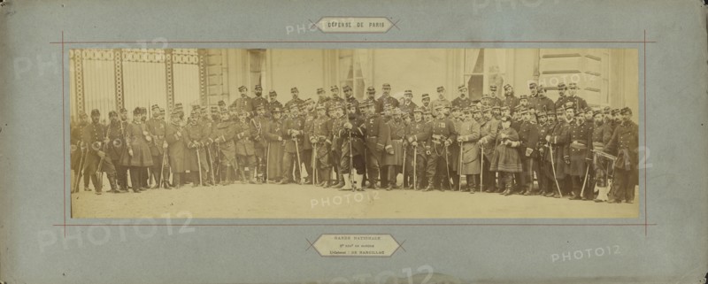 Garde Nationale, 8e Regt. de Marche, L'-Colonel: De Narcillac; André Adolphe-Eugène Disdéri, French, 1819 - 1889, Paris, France