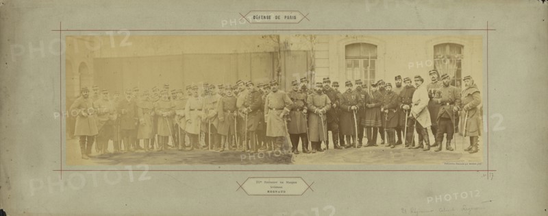 21e Regiment de Marche, L'-Colonel Regnaud; André Adolphe-Eugène Disdéri, French, 1819 - 1889, Paris, France; 1870 - 1871
