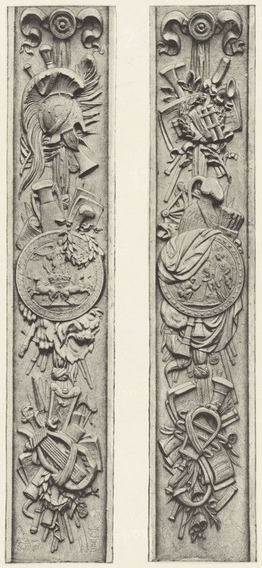 Tuileries - Aile Sud, Façade sur le Quai, Édouard Baldus, French, born Germany, 1813 - 1889, Paris, France; about 1868