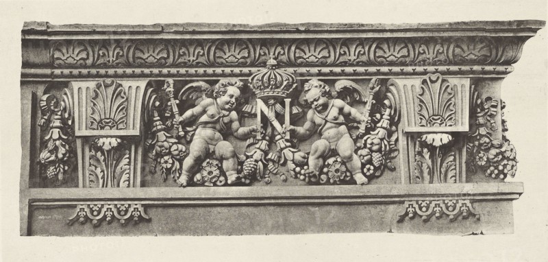 Tuileries - Aile Sud, Façade sur le Quai, Édouard Baldus, French, born Germany, 1813 - 1889, Paris, France; about 1868
