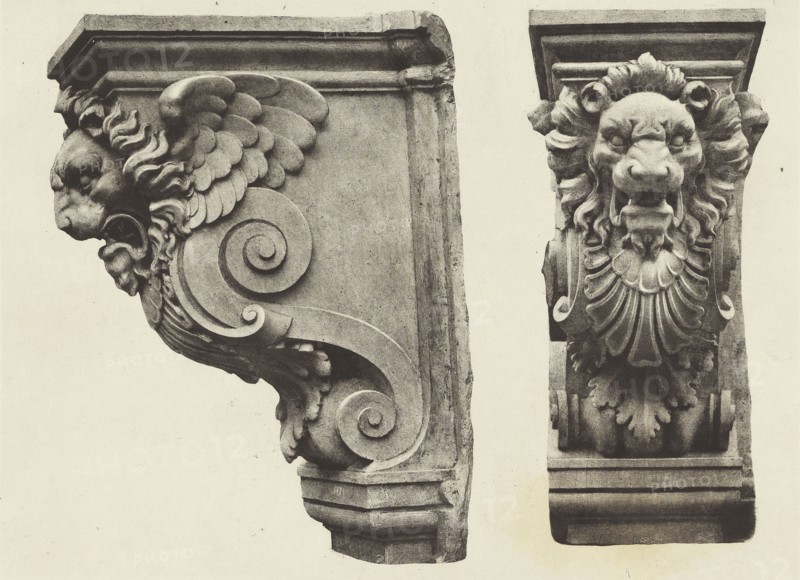 Pavillon de Flore; Édouard Baldus, French, born Germany, 1813 - 1889, Paris, France; about 1868; Heliogravure; Sheet: 31.5 x 45
