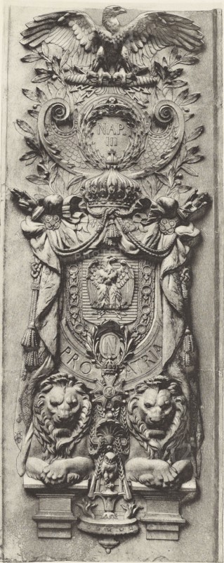 Louvre, Façade sur le Quai, Édouard Baldus, French, born Germany, 1813 - 1889, Paris, France; about 1868; Heliogravure; Sheet