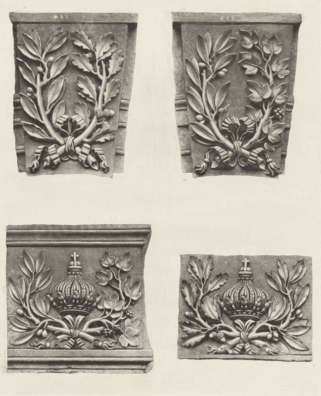 Louvre, Façade sur le Carrousel, Édouard Baldus, French, born Germany, 1813 - 1889, Paris, France; about 1868; Heliogravure